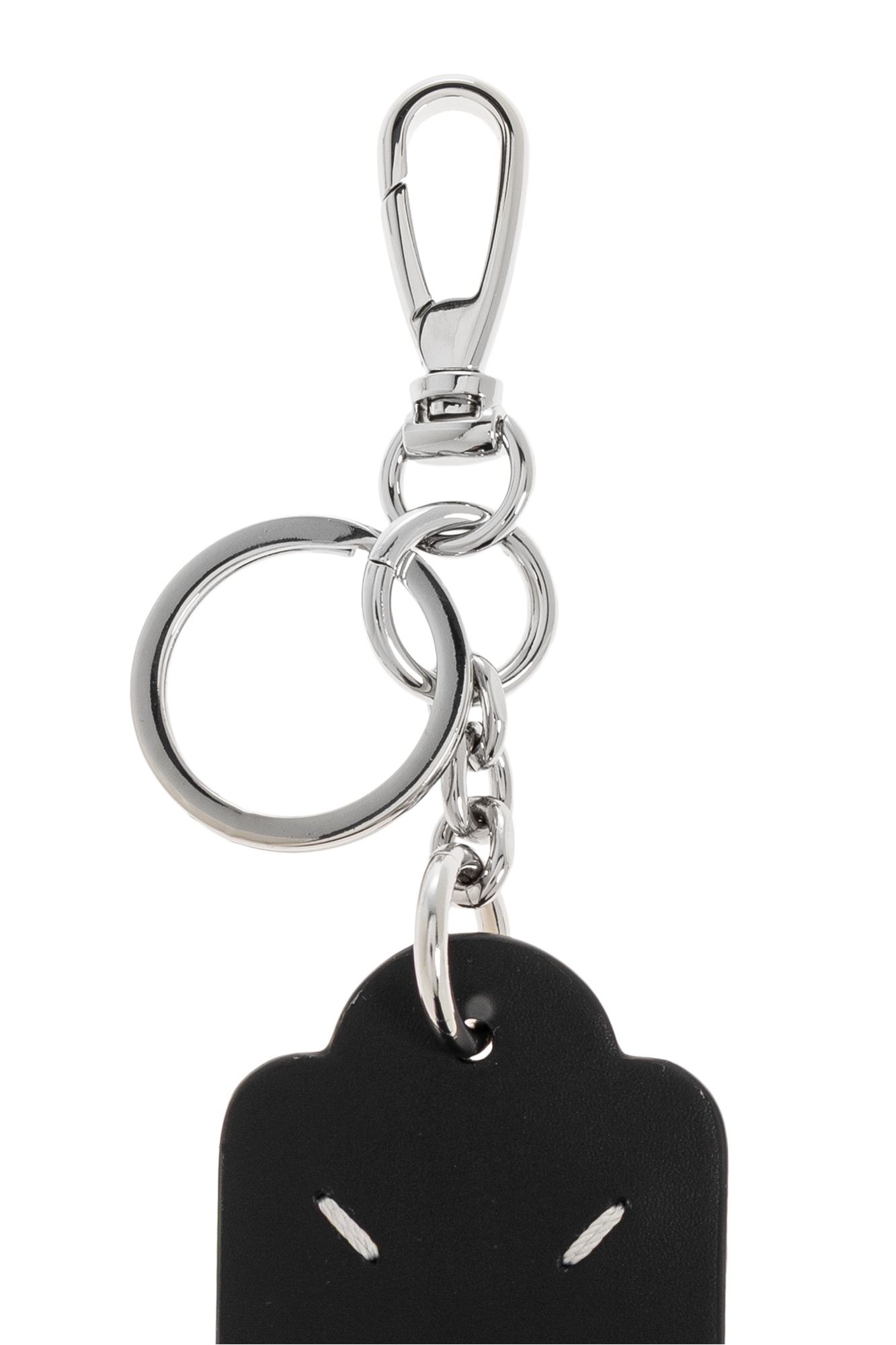 Black Keyring with logo Maison Margiela - Vitkac GB